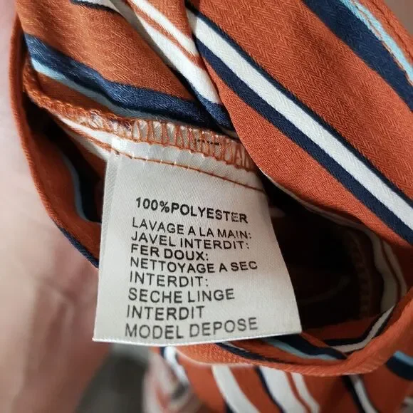 Vera & Lucy Boho Print Wide Leg Casual Pants Size S - Picture 7 of 7